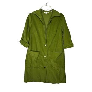 Vintage Sears‎ Long Green Jacket with Pockets